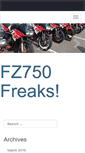 Mobile Screenshot of fz750.net